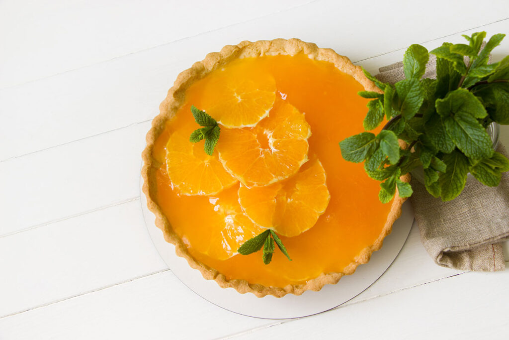pomarančový tart