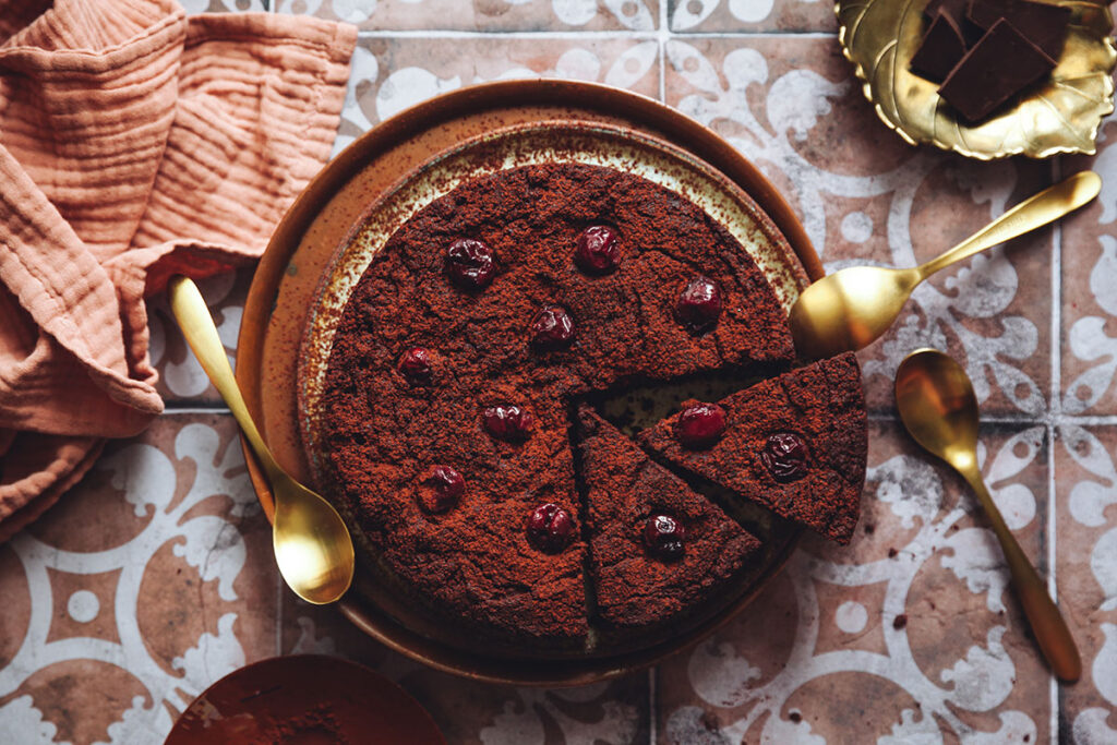 Jesenné gaštanové brownies