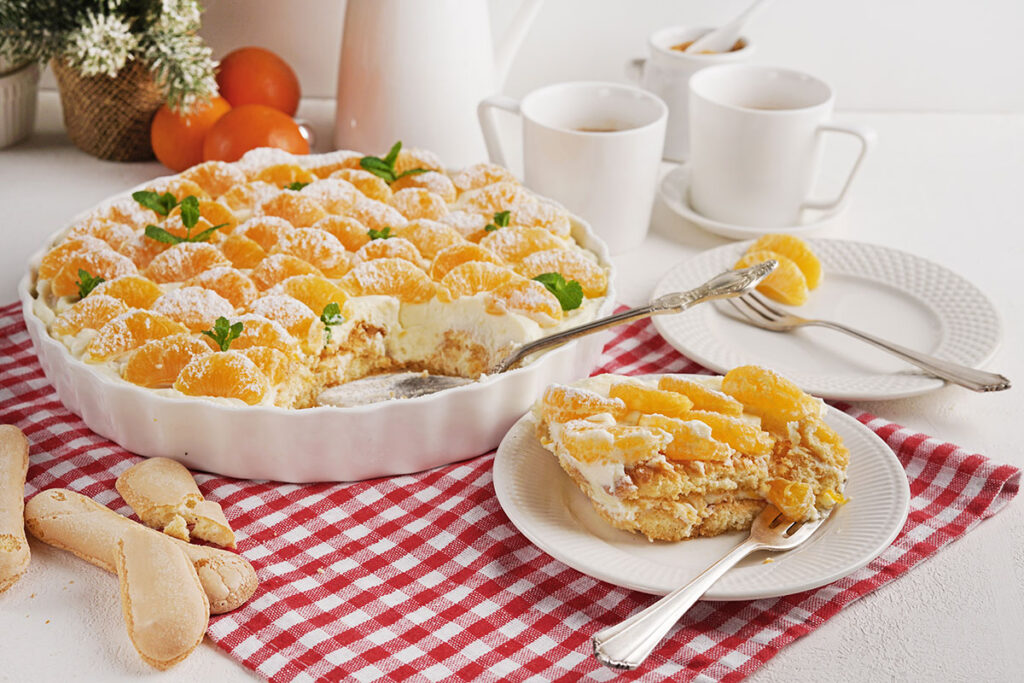 Mandarínkové tiramisu